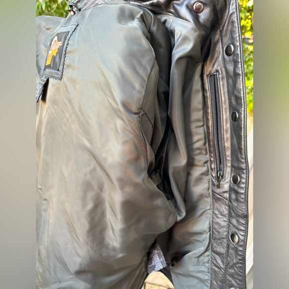 Vintage Harley-Davidson An American Legend Motorcycle Black Leather Jacket - Picture 16 of 16